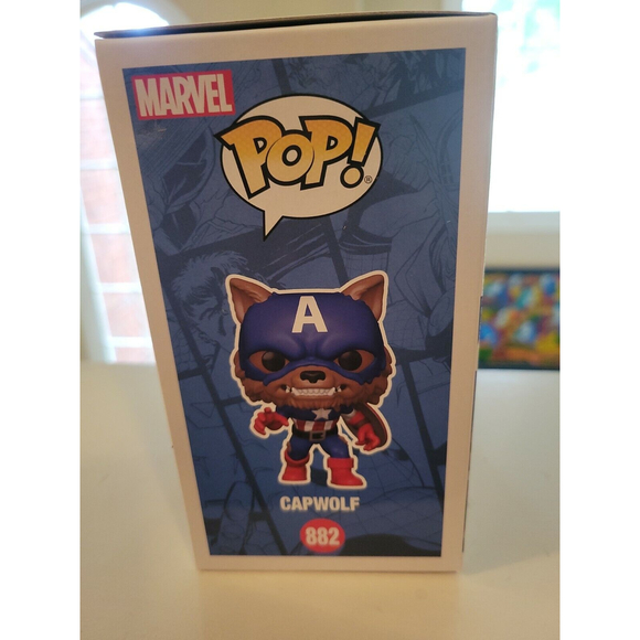 Pop! Marvel: Capwolf #882 2021 Summer Convention Limited Edition - Picture 4 of 5